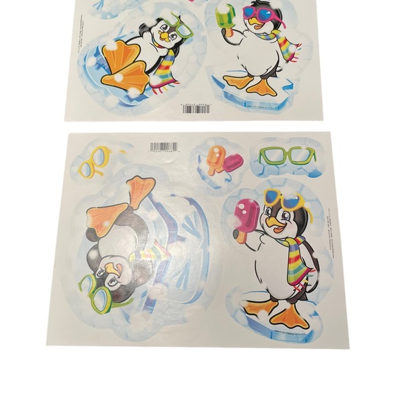 Really Good Stuff Writing Mini Journals Stickers Summer Penguins Party Favors - Picture 2 of 14